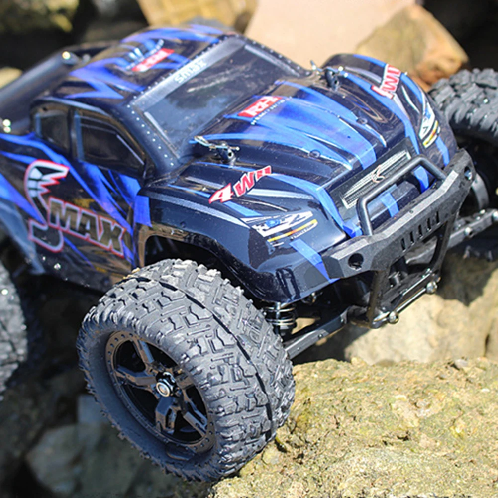 1/16 2,4G 4WD Электрический радиоуправляемый Багги внедорожный Рок Гусеничный автомобиль грузовик детская игрушка прочные хорошо спроектированные Шины Шипы подарки игрушки