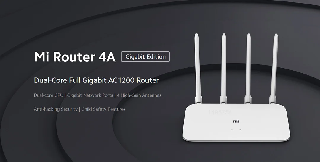 Phiên Bản Toàn Cầu Xiaomi Mi Router 4A Gigabit Ấn Bản 1167Mbps 2.4GHz/5GHz WiFi Repeater 128MB Dual nhân VPN Khuếch Đại Tín Hiệu dual band wifi router