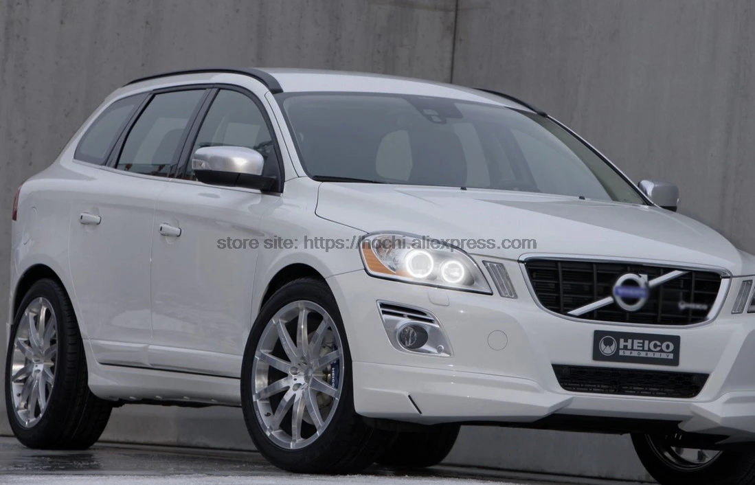 HochiTech ультра яркий SMD белый светодиодный angel eyes halo Кольцо Комплект дневного света для Volvo XC60 S60 2009-2013 с проектором