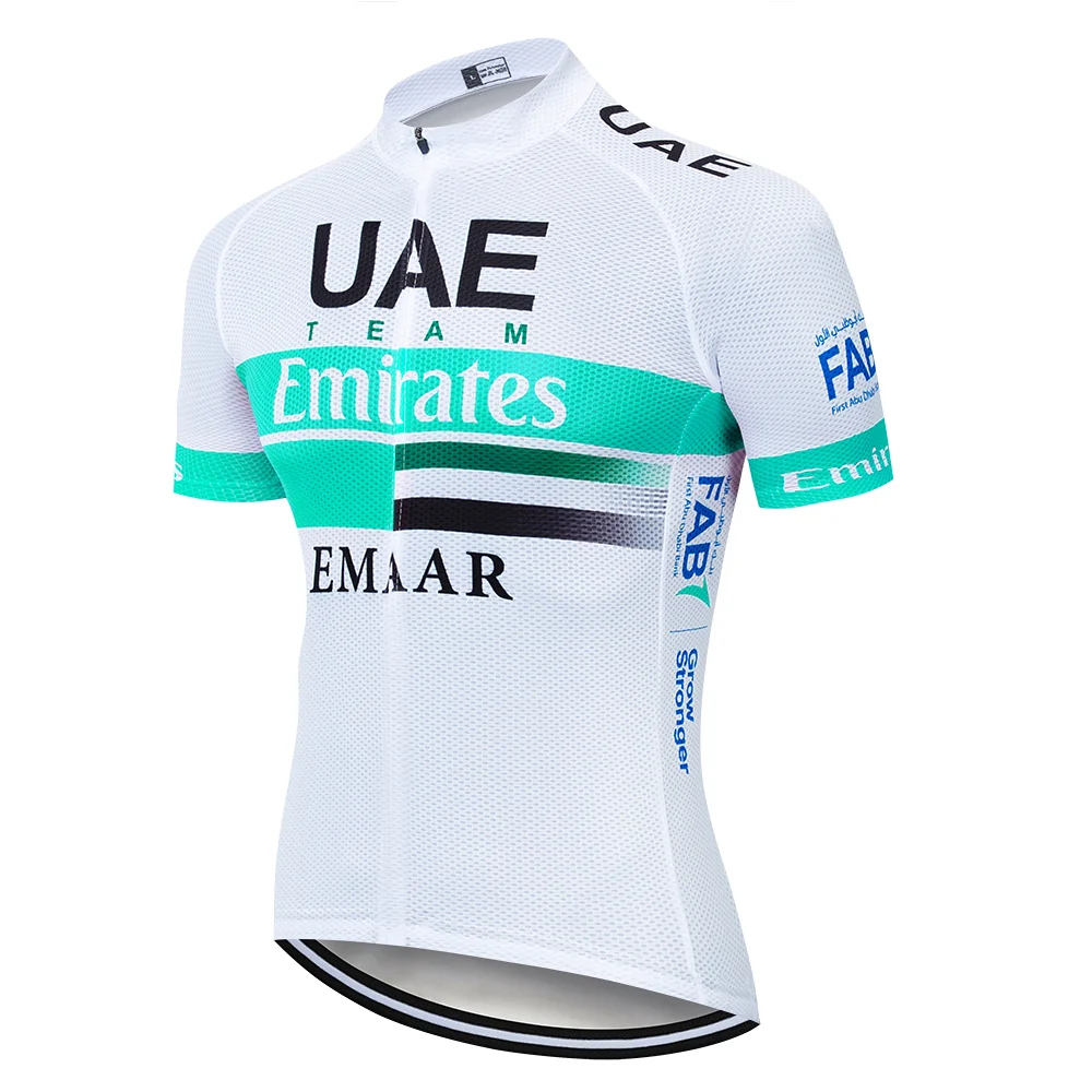 UAE2018 NORTHWAVE летние мужские Джерси с коротким рукавом дышащий комплект нагрудник короткий Быстросохнущий велосипед одежда Maillot - Цвет: Pic Color