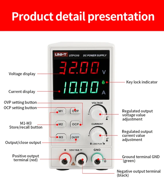 新品】安定化電源 UNI-T UTP1310 32V 10A 最終値下げ