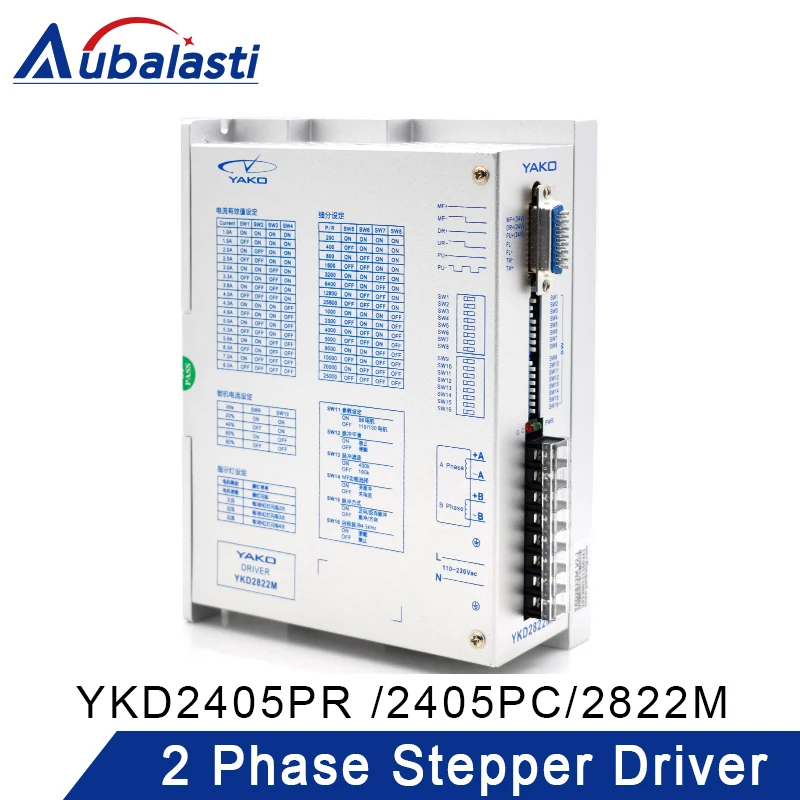 YAKO 2Phase Bus Type Digital Stepper Motor Driver YKD2405PR YKD2405PC YKD2405R YKD2408M YKD2408M-A1 YKD2822M Interface RS-485 |