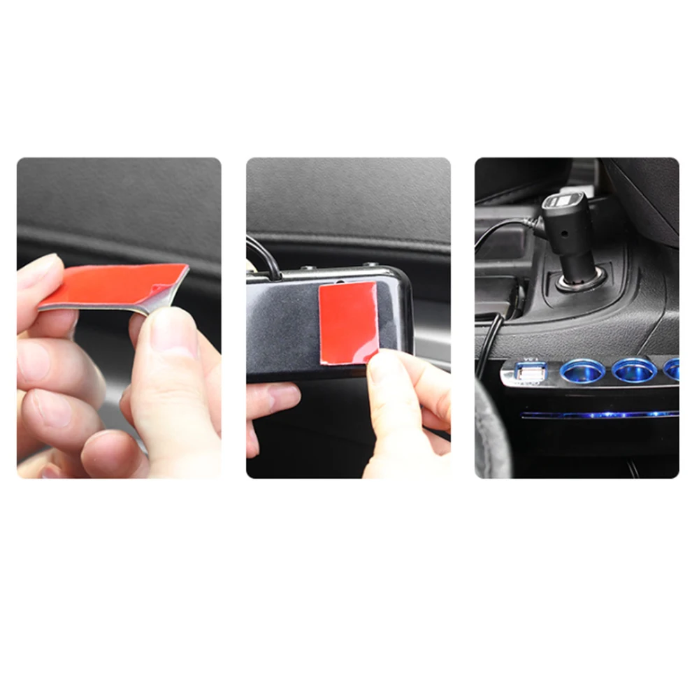Универсальный 3 гнезда адаптер сплиттер USB зарядное устройство 12 В/24 В розетка для автомобильного прикуривателя сплиттер с двойным USB портом