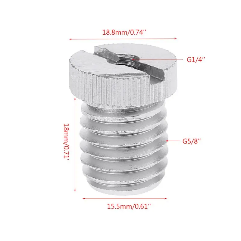 

1/4" Turn 5/8" Universal Tripod Bracket Adapter For 2/5/812 Lines Laser Level Tripod