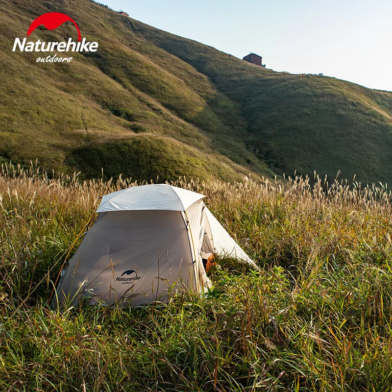 Палатка Naturehike туристическая Ультралегкая двухслойная нейлоновая с нейлоновой