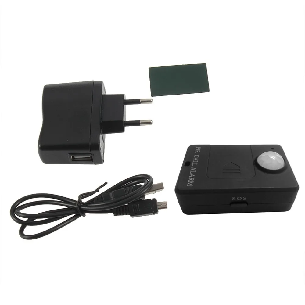 LESHP A9 Mini PIR Alarm Sensor Infrared GSM Wireless Alarm High Sensitivity Monitor Motion Detection Anti-theft EU Plug