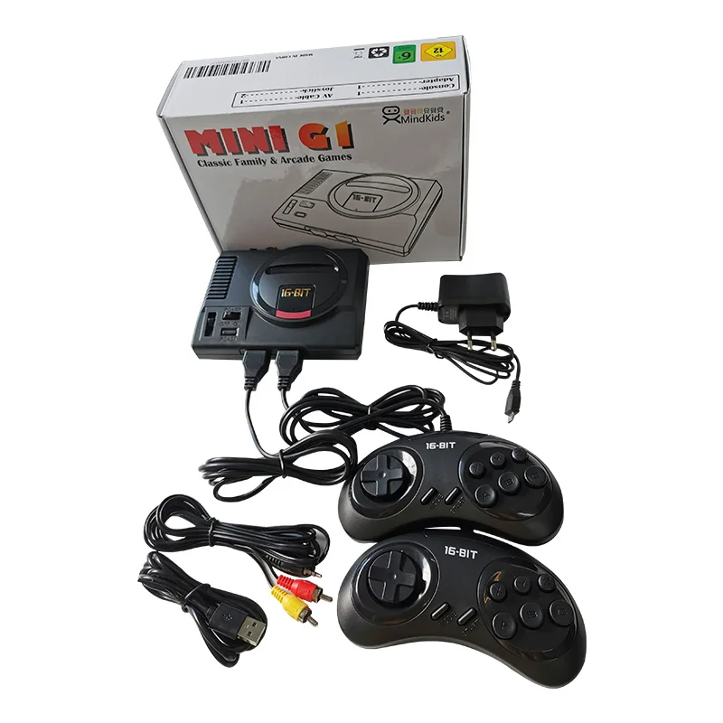 Mini sega genesis game Console System 168 In 1 game console in box with controller+ac adapter Generic