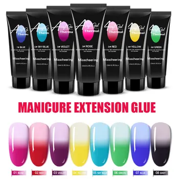 

NEW Nail Extension Gel Enhancement Thickening Color Changing Nail Arts UV LED Nail Light 15ml