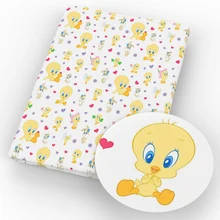 50*140 см Животные фрукты дизайн полиэстер хлопок ткань для ткани Дети Домашний текстиль для шитья куклы Детская одежда, c4833