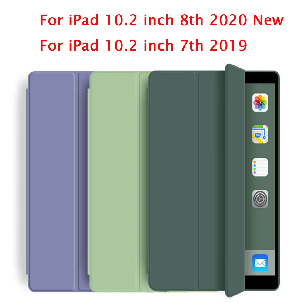 

For iPad 10.2 inch 8th 2020 model A2270 Tablet Case for iPad 10.2 inch 7th 2019 Protective Shell Auto Wake Cover A2198 A2200