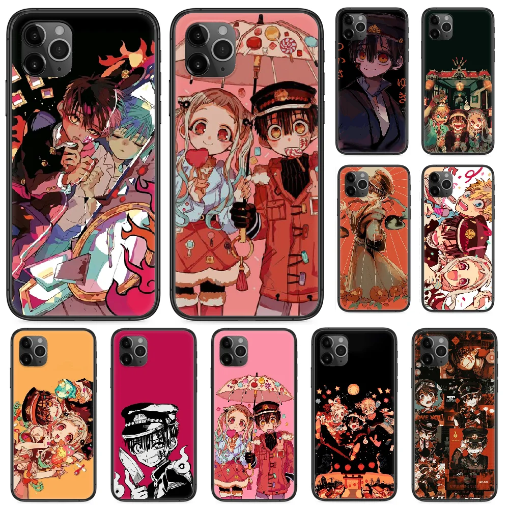 Чехол для телефона Hanako-kun в туалете iphone 4 4s 5 5S SE 5C 6 6S 7 8 plus X XS XR 11 PRO MAX 2020 черный чехол
