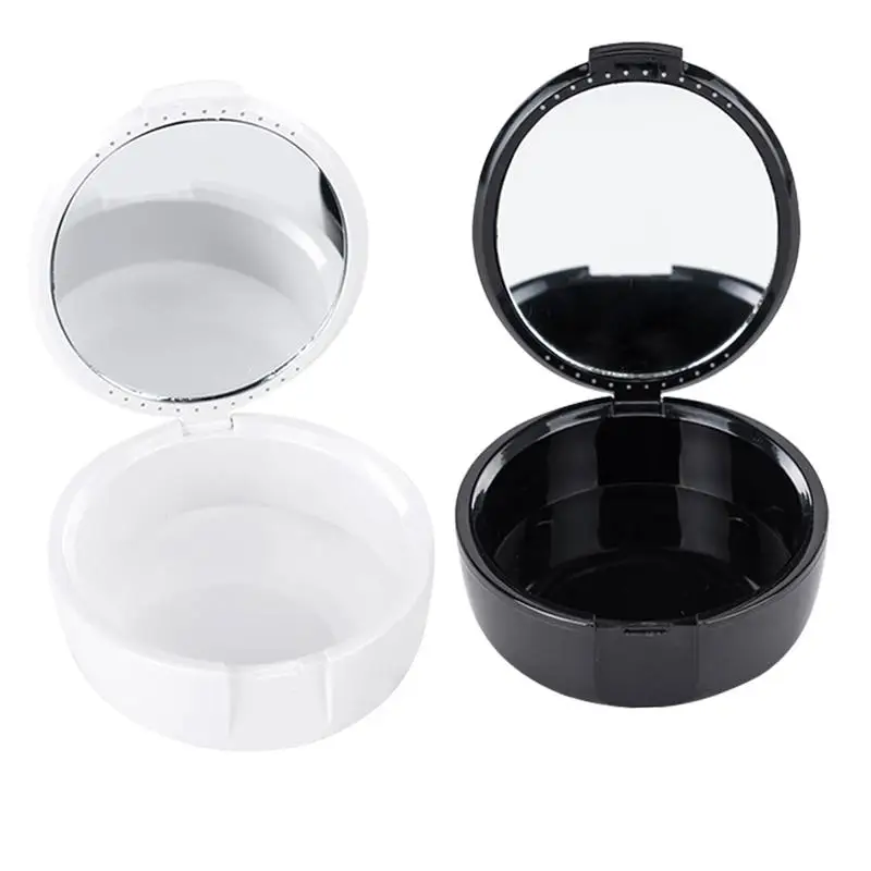 1pcs Denture Box Portable Denture Retainer Case False Teeth Storage Box Denture Box Case