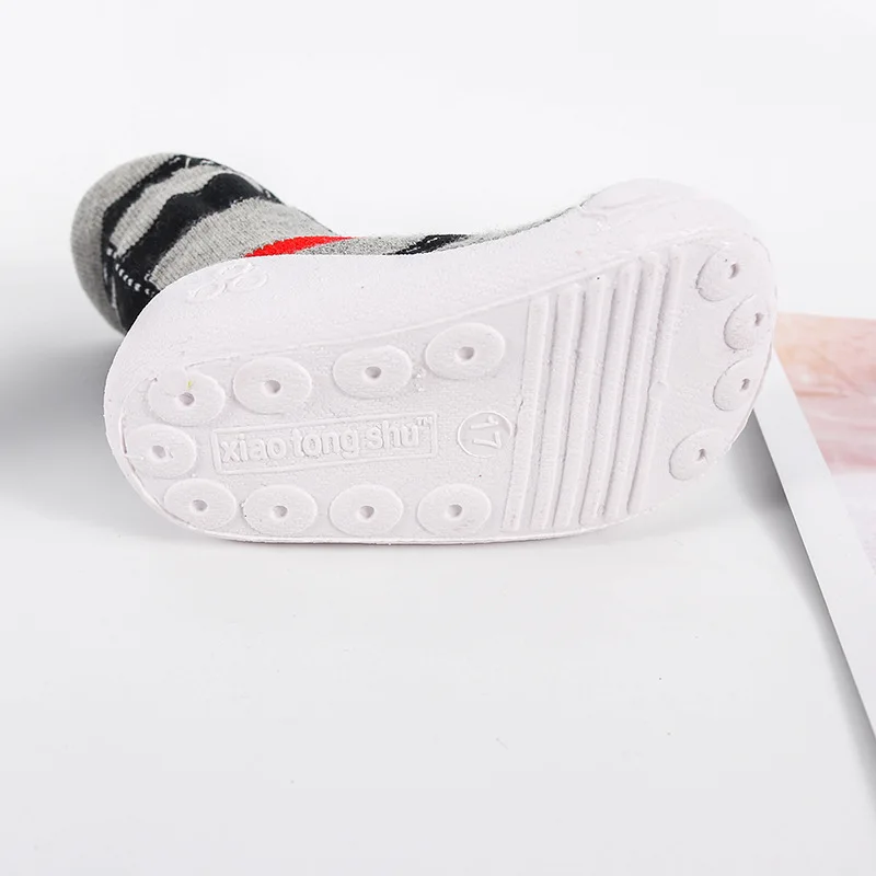 0-3 Years Old Baby Shoes Rubber Soft Non-Slip Sole Knitted Toddler Shoes Casual Plus Velvet Non-Slip Shoes Casual Shoes