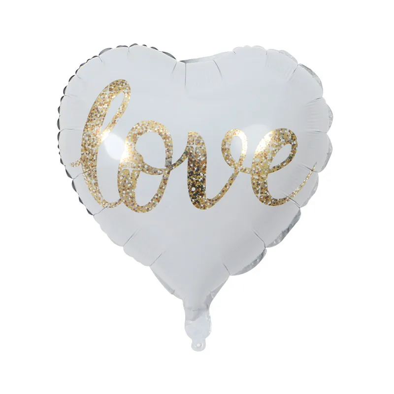 2шт 18 дюймов круглые белые золотые блестящие печати Mr& Mrs воздушные шары для влюбленных невесты, свадьбы, День Святого Валентина, события, надувной шар, поставки