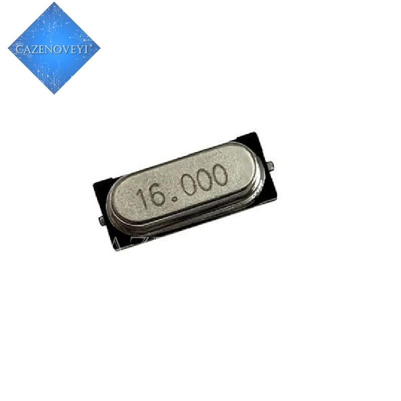 Oscilador de cristal passivo, 49SMD, 16.000MHz, 16MHz, SMD em estoque, 20pcs por lote