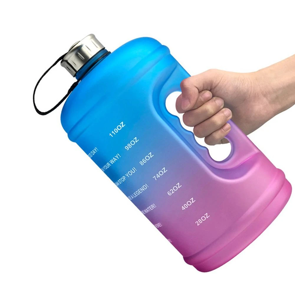 1 Gallon Sports Bottle Fitness Space Cup Big Drink Water Bottle Jug Gourd Outdoor Gym Mobile Holder Tour Bottles Sports Bottles Aliexpress
