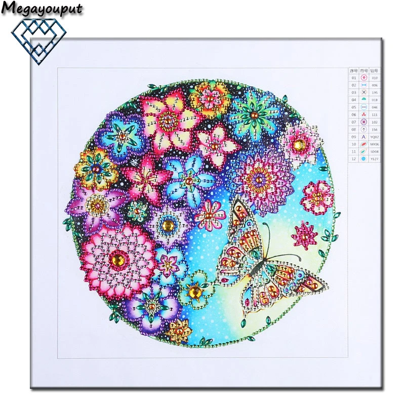 5D DIY Special Shaped Diamond Painting Cross Stitch Embroidery Mosaic Kits Decor 