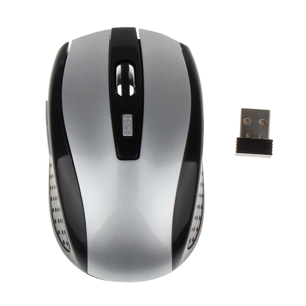 Computer Laptop Desktop PC USB2.0 Wireless Mouse 2.4 GHZ Mini Mice with 6buttons Optical Mice for PC