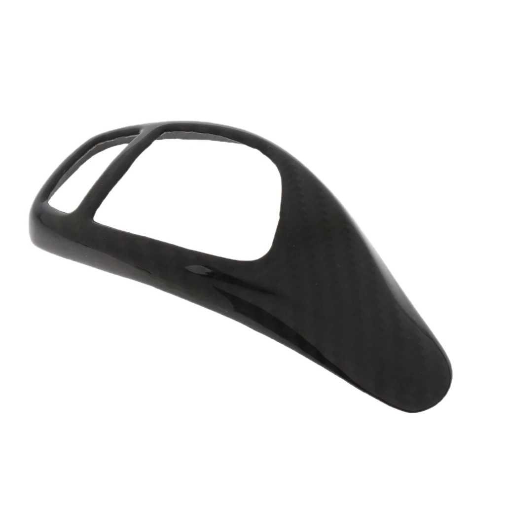 Car Carbon Look Shift Knob Stick Cover for BMW 1 2 3 4 5 Series