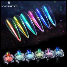 0.2g Ice Transparent Mirror Nail Glitter Powder Holographic Chameleonic Magic Dust Pigment Nail Art Decorations