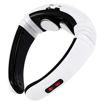 

Electric Pulse Neck Massager Cervical Vertebra Far Infrared Heating Pain Relief Device Acupuncture Physiotherapy Tool