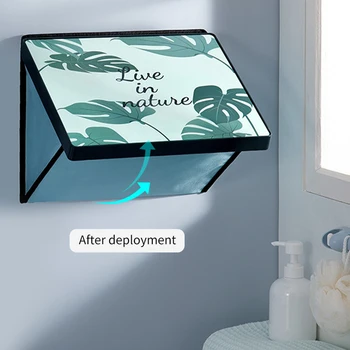 

Toilet Home Office Wall Mounted Bathroom Organizer Bedroom Quick Organization Printed Easy Install Foldable Storage Holder