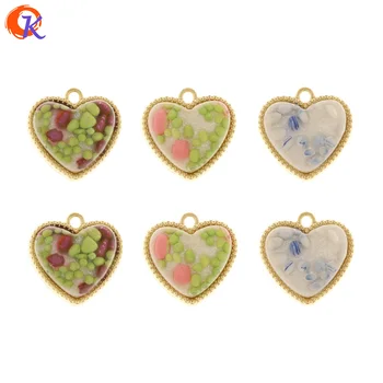 

Cordial Design 50Pcs 19*19MM Jewelry Accessories/Charms/Heart Shape/Resin Effect/Jewelry Connectors/Pendant/Hand Made/DIY Making