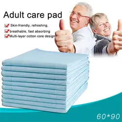 10 pçs esteira de enfermagem eco friendly super absorção retangular pacientes cuidados esteira para idosos