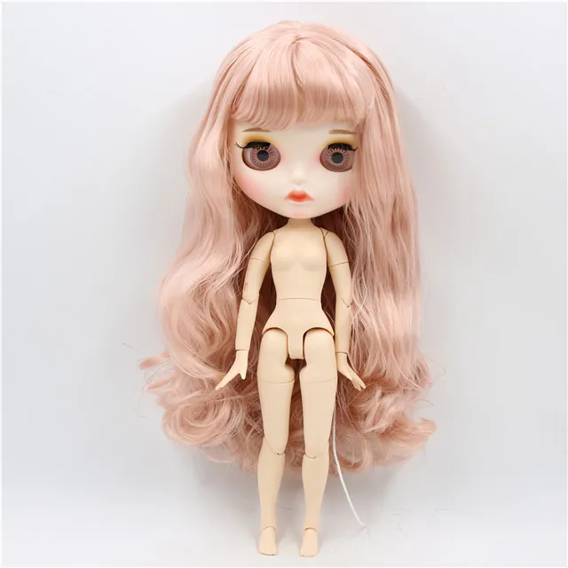 ICY factory шарнирная кукла blyth joint body 30 см bjd, Подарочная игрушка для девочек DIY - Цвет: new matte face