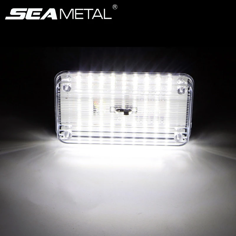 

SEAMETAL 36 LED Car Interior Light Dome Roof Ceiling Reading Lights Trunk Lamp Car Styling Trunk Lamp Night Light For Auto 12V