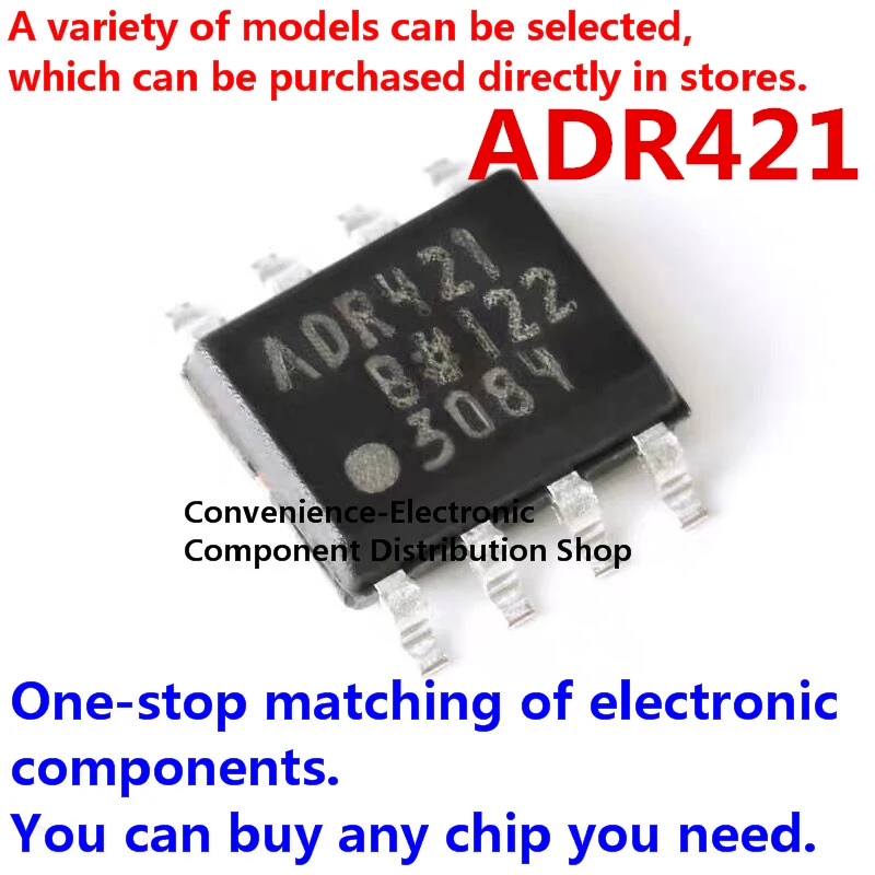 2 шт./упак. ADR421BRZ-REEL7 ADR421 ADR421B SOP R421B R421BRZ SMD SOIC-8 5 V Высокая точность низким уровнем
