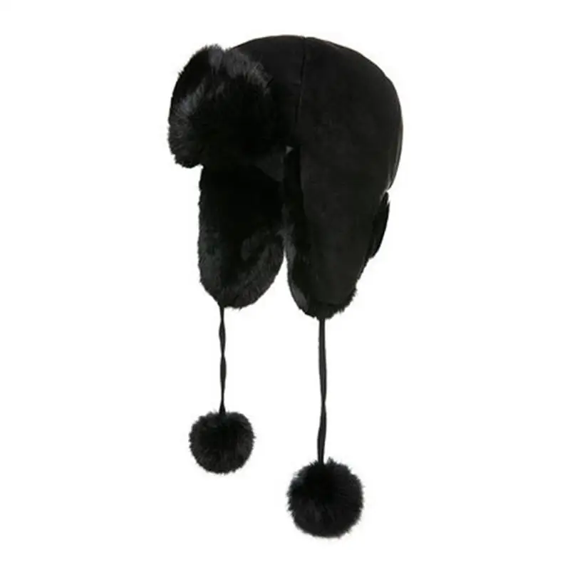 Black Dilidala, Женская осенне-зимняя вязаная шапка, Корейская версия, дикая, Northeast Lei Feng, шапка, ветрозащитная шапка,, зимние шапки для женщин - Цвет: Black