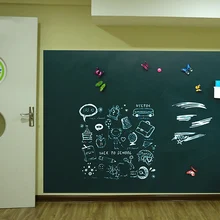 Новая распродажа доска из ПВХ стикер на стену Съемная самоклеящаяся доска с мелками