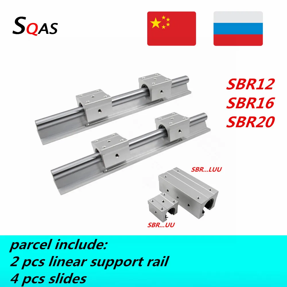 Color : HGR30 Guide 2pcs, Size : 500mm Components 2pc/ 100-1150mm Square Linear Guide Rail for Slide Block Carriages CNC Router Engraving Precise and efficient