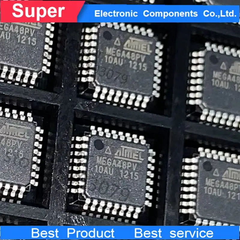 10 unidades/lote IC ATMEGA48PV-10AU ATMEGA48PV QFP32 транзистор nuevo