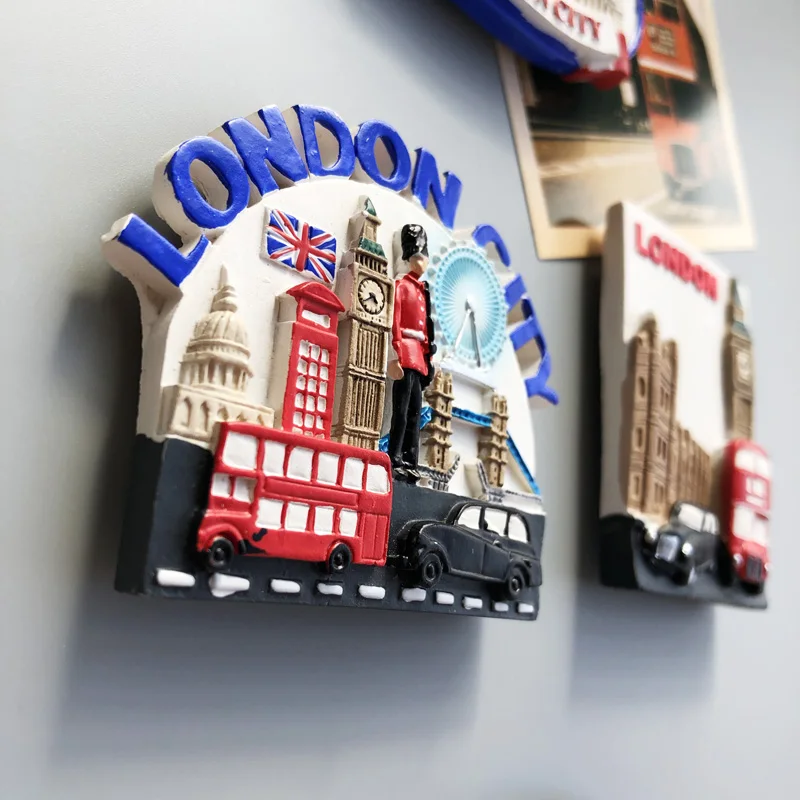 Magnetic Fridge Magnets Magnetic Sticker Magnetic Fridge Stickers Refrigerator Decor Country Fridge Magnets UK London Building World Travel Souvenir Magnetic Birthday Gift