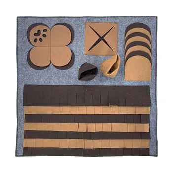 

Stress Release Pet Snuffle Feeding Mat Washable Dog Puzzle Toys Nosework Blanket