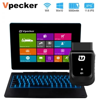 

Vpecker E1 OBD2 Scanner Read ECU Airbag Full System Car Diagnostic Tool TPMS ABS OIL DPF Reset Professional Lifetime free update