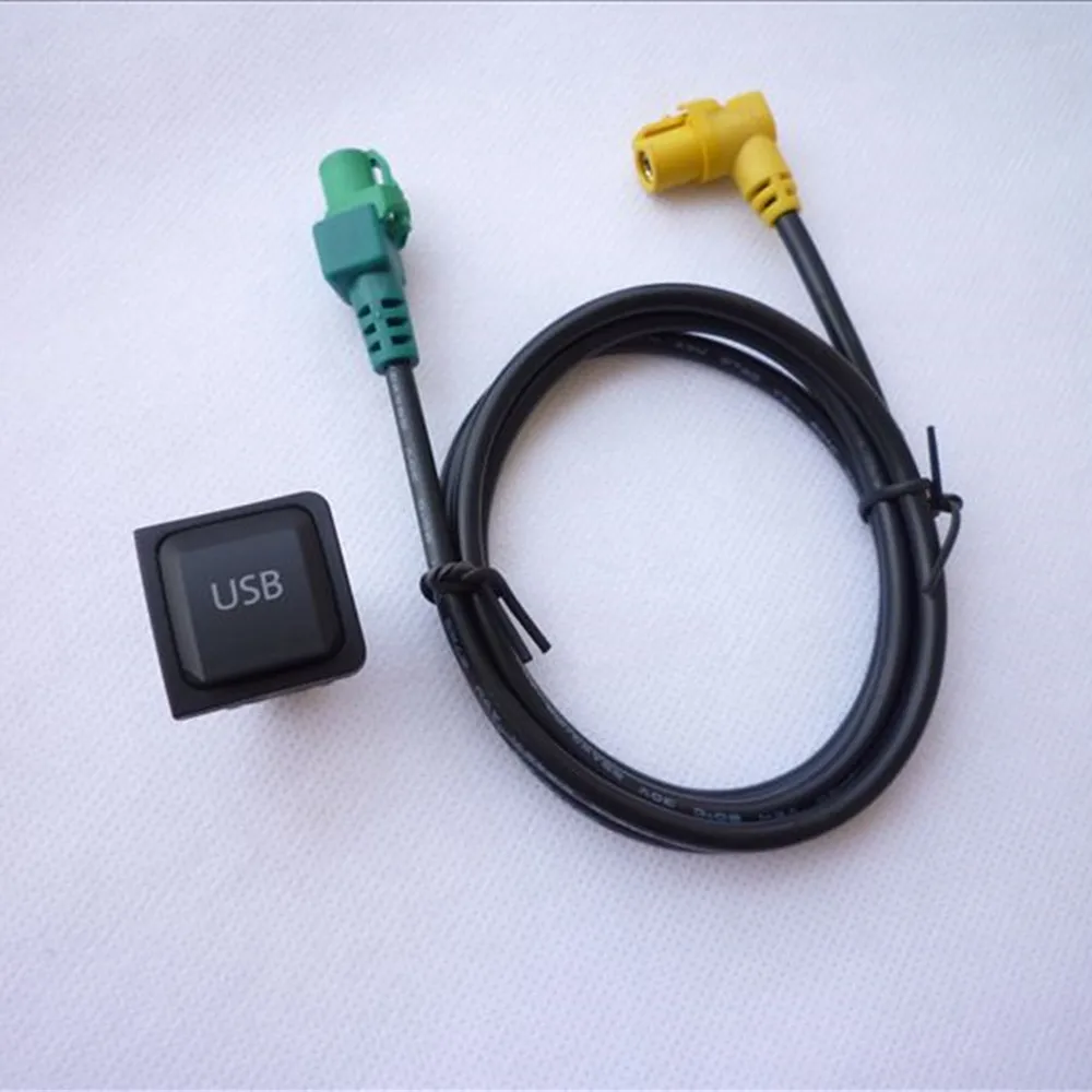 Автомобильный USB AUX переключатель кабельный жгут RCD510 RNS315 для VW Golf MK6 MK5 Sagitar