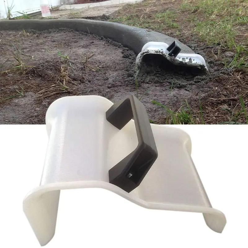

Multipurpose DIY Landscape Concrete Trowel with Handle Edger Model Making Shape Skimming Tile Flooring Grout Plastering