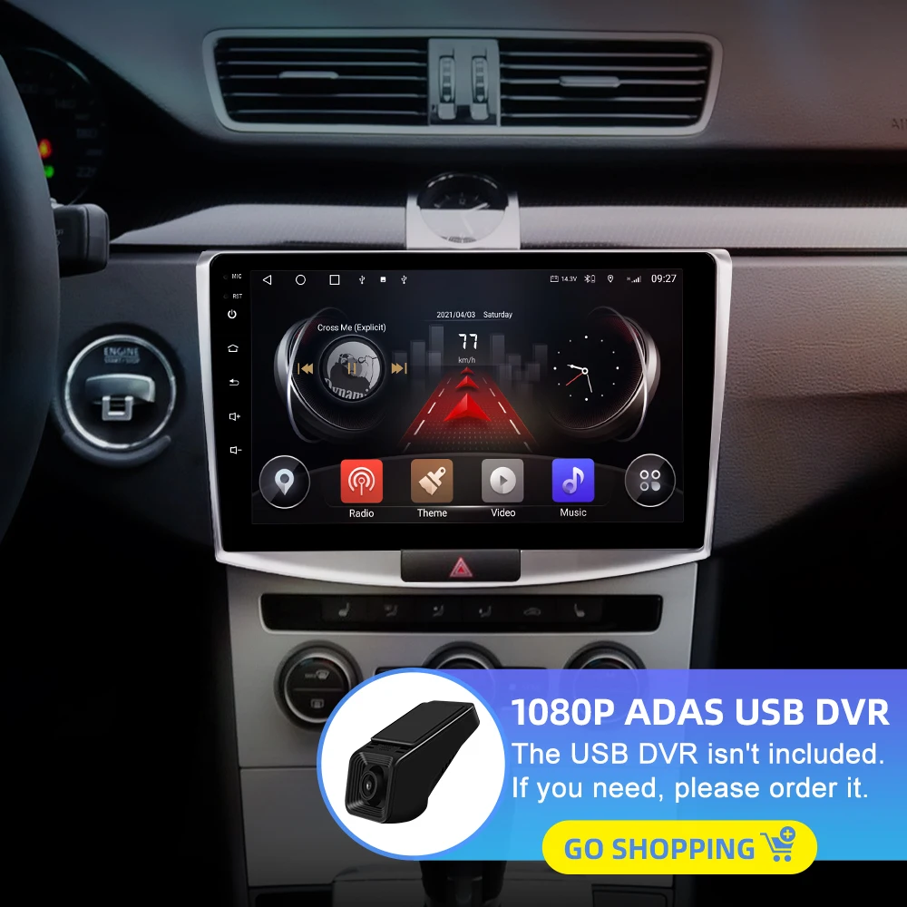 Isudar T72 4G HD 1280*720 Android 10 Auto Radio For VW/Volkswagen/Passat B7 CC B6 CANBUS Car Multimedia Carplay DSP GPS No 2DIN