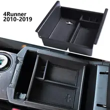 Подлокотник коробка для хранения 2010- Toyota 4Runner консоль Органайзер лоток перчатка коробка корзина укладка аксессуары для порядка