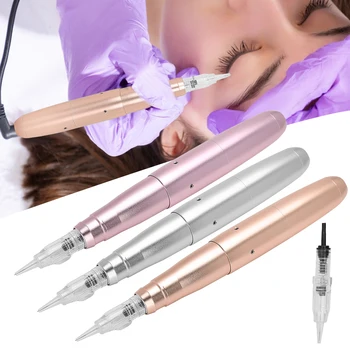 

1pcs Microblading Machine Semi-Permanent Eyebrow Lips Tattoo Makeup Tattoo Pen US Plug 100-240V