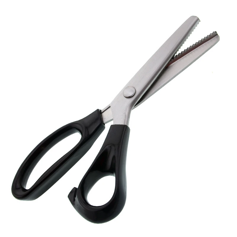 

23.5cm ZigZag Sewing Cut Dressmaking Tailor Shear Pinking Scissor Leather Craft Fabric Upholstery Tool Textile denim