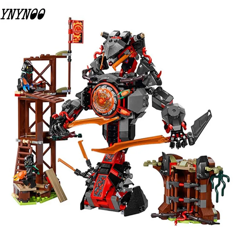 

734 PCS 10583 Compatible LegoIinglys Ninja Mini Figures Set Dawn Of Iron Doom Ninjagoes 70626 Building Blocks Toys for kids