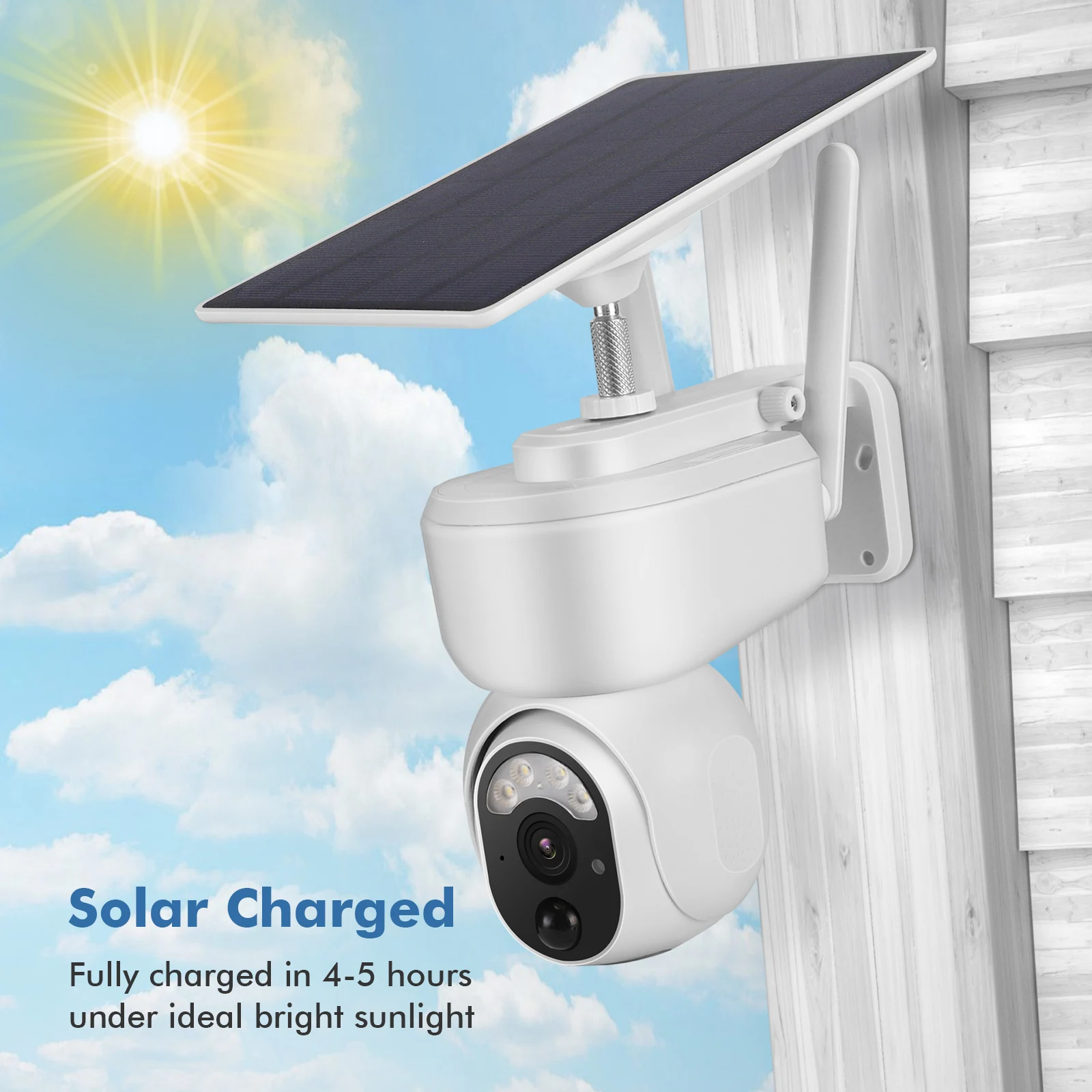 

1080P Mini IP Camera 4G SIM Card 3.5W Solar Panel Bulit-in Battery Video Security Street Outdoor CCTV Camera