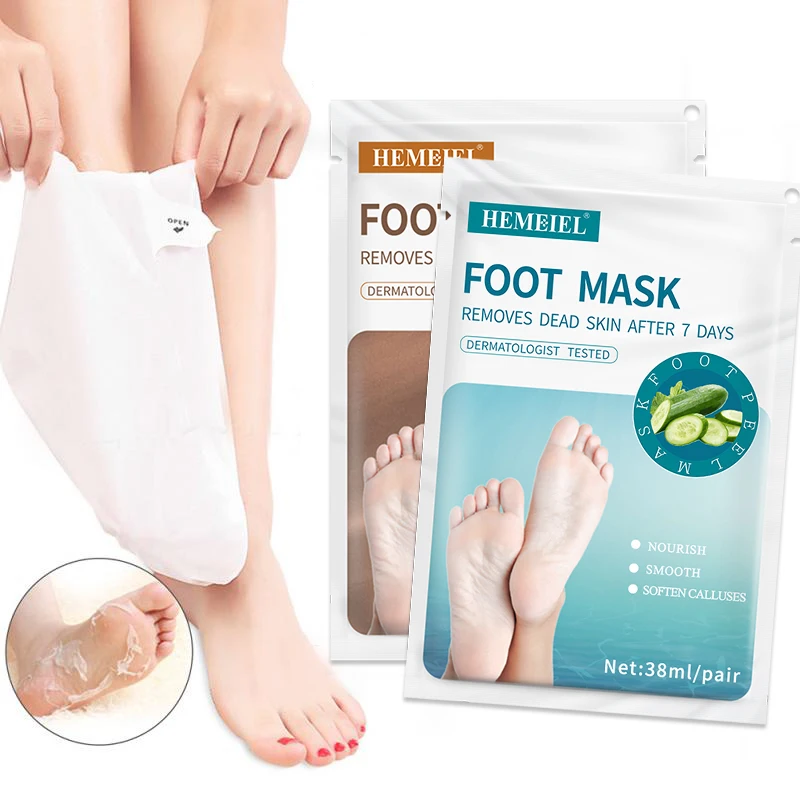 Hemeiel Exfoliating Peel Foot Mask Removes Dead Skin Peeling Off