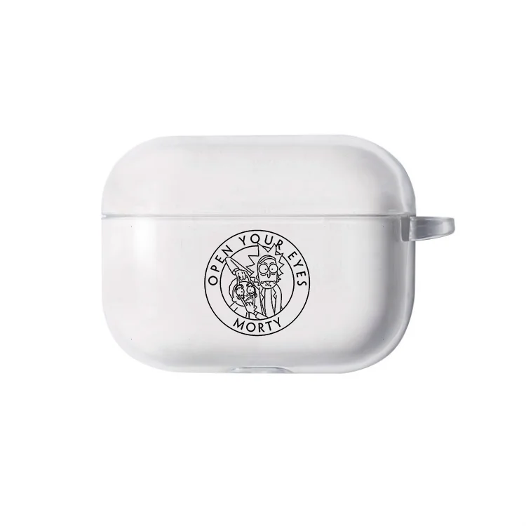 I301971 Чехол Airpods Pro с мультяшным принтом Рик и Морти, беспроводные Bluetooth наушники, милый чехол для Apple AirPods pro, силиконовый чехол для зарядки, чехол - Цвет: I301971