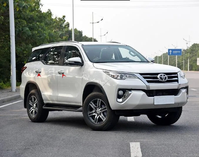Новинка Fortuner ABS хромированная Автомобильная дверная ручка Чаша Catch облицовочная крышка литья для Toyota Fortuner