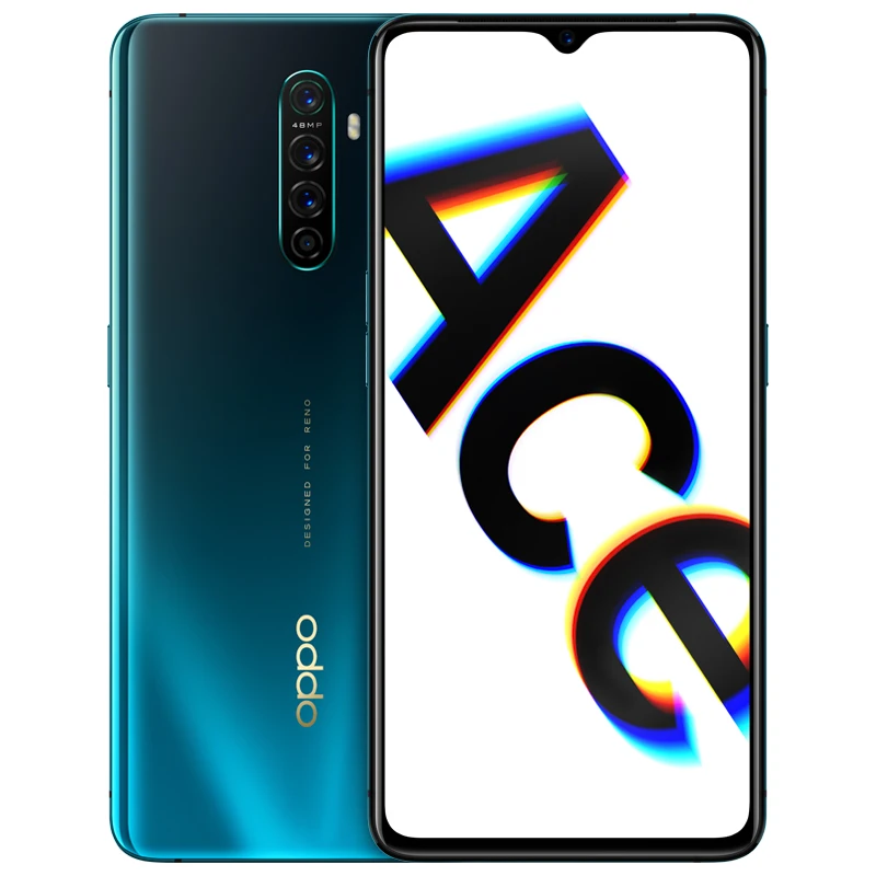 Смартфон Oppo Reno Ace 4G LTE Snapdragon 855 Plus 6 5 дюйма AMOLED 12 + 256 ГБ 65 Вт|Смартфоны| |